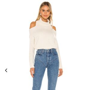 Lovers + Friends anisa turtleneck sweater in cream